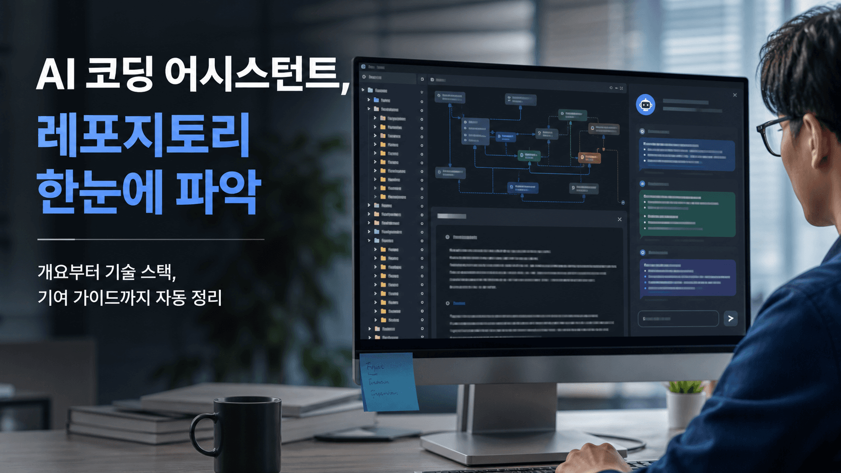 GitHub Copilot, 저장소 첫 탐색 돕는 개요 생성 기능 공개